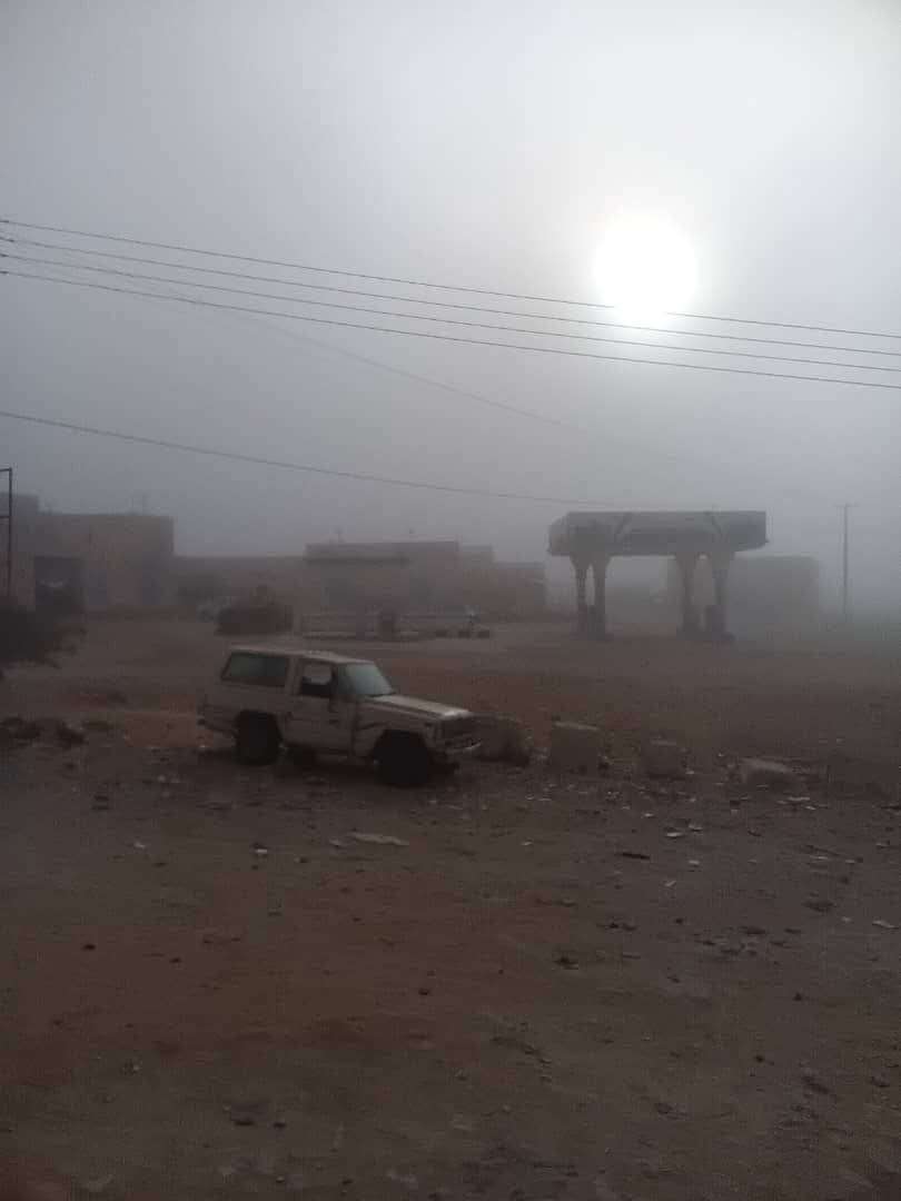 ضباب واسع يجتاح منطقة الضليعة صباح اليوم (صورة)