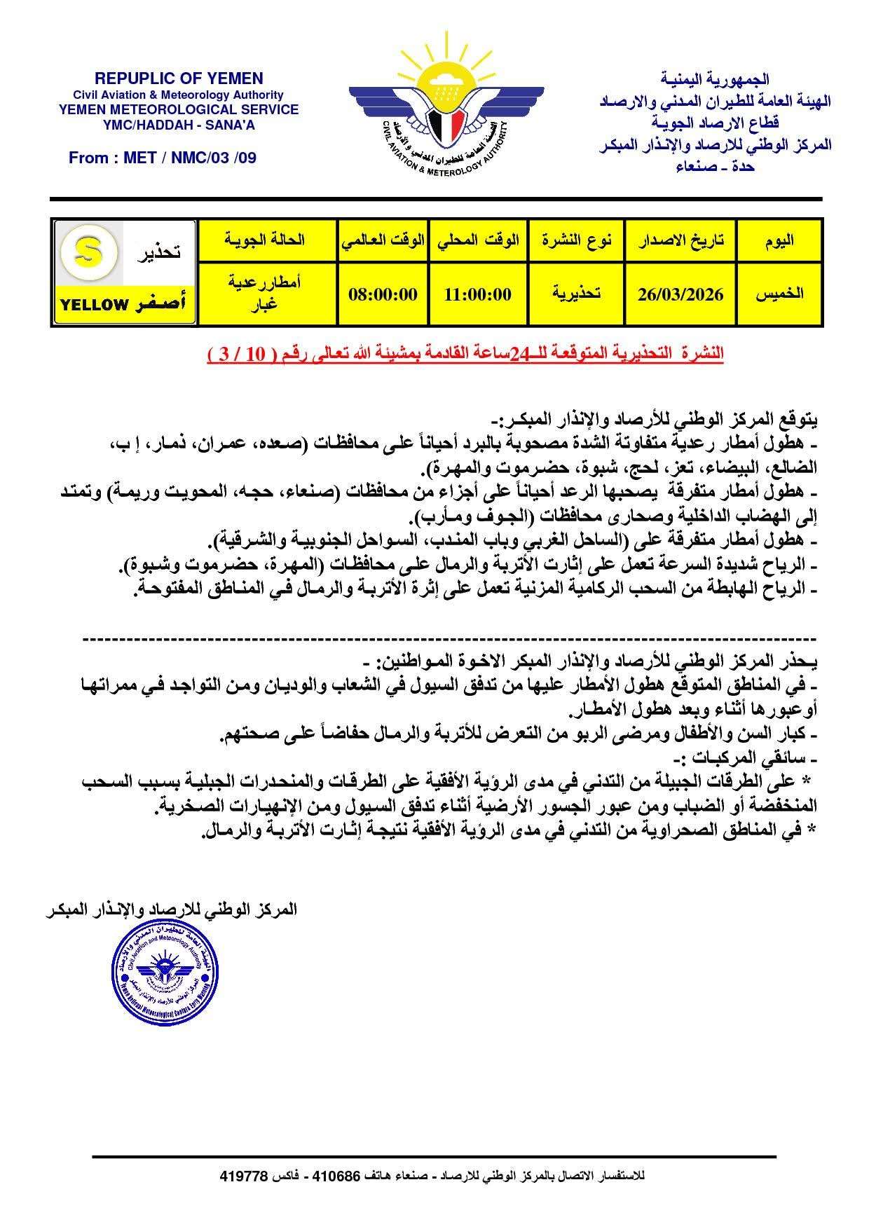 أجواء غير مستقرة ورياح قوية تضرب عدة مناطق