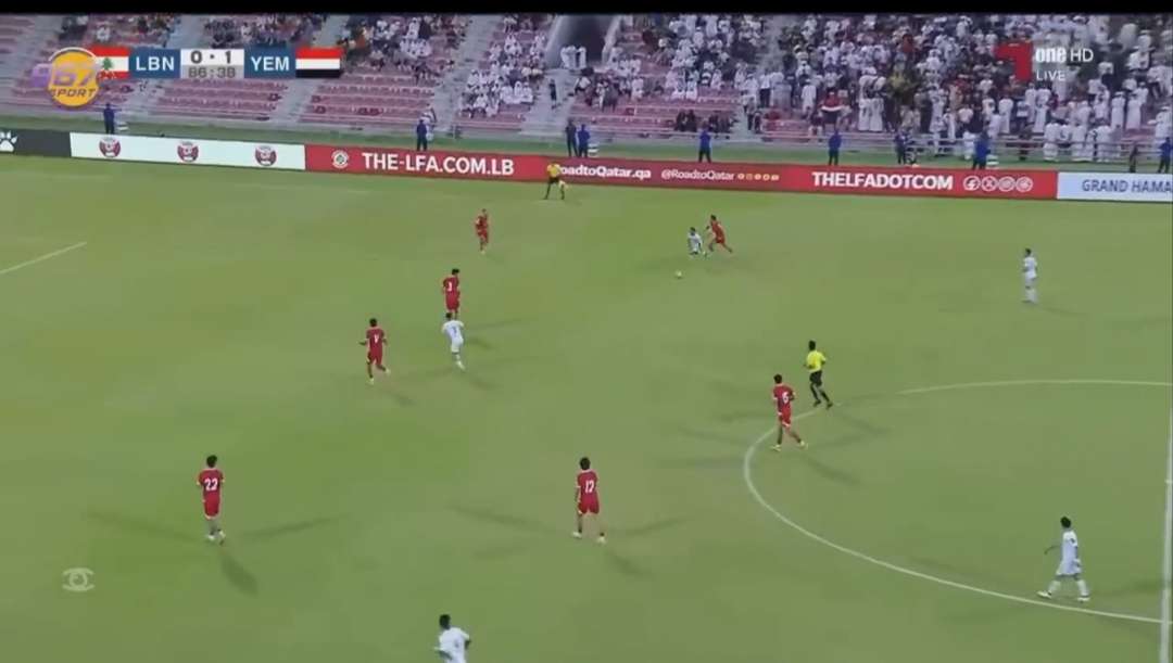ناصر محمدوه يشعل اللقاء ويضع منتخب اليمن في المقدمة