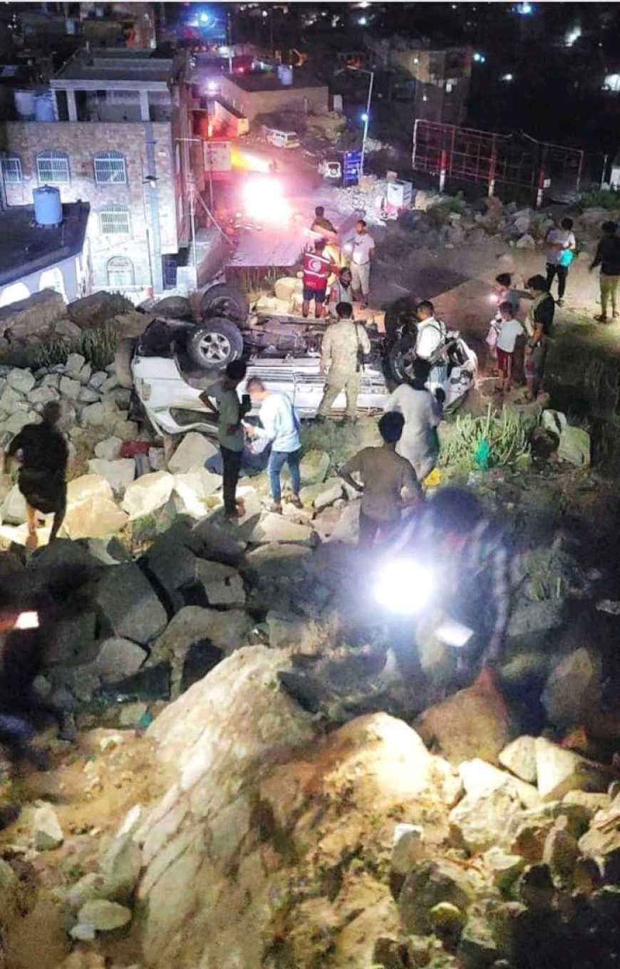 وفاة امرأة نتيجة حادث مروري بتعز