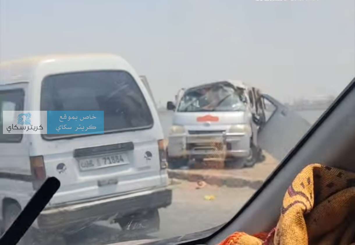 عاجل:حادث مروري مروع بانقلاب باص في الخط البحري بعدن