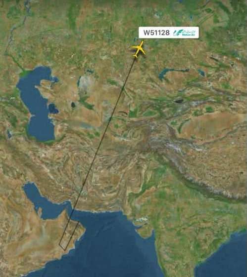 بعد اقتراب الطائرة الإيرانية