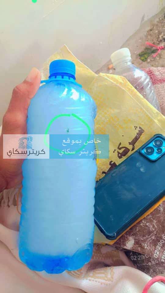 تحذير في عدن بعد بلاغ عن جسم أخضر داخل قارورة ماء ثلج