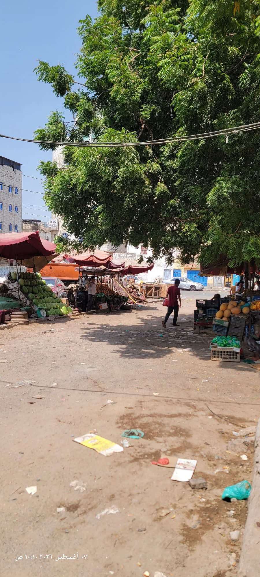 رطوبة خانقة صباح الجمعة بعدن