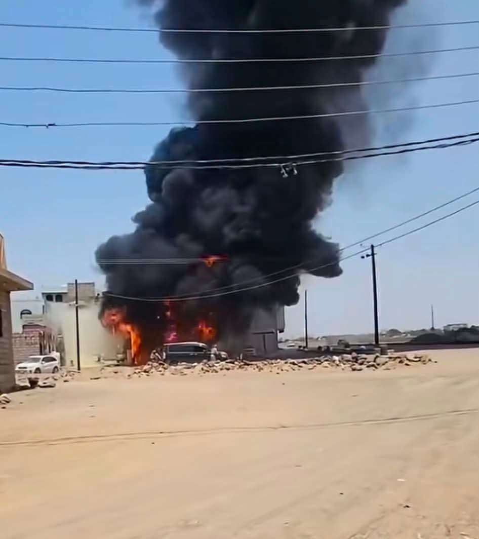 عاجل :اندلاع حريق في محطة شهيرة بمأرب