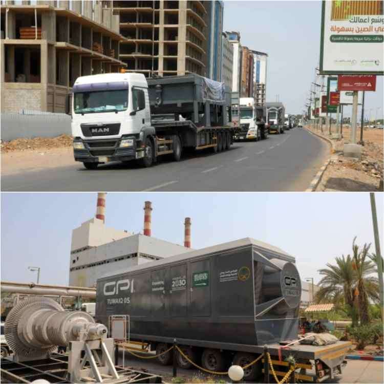 وصول المولدات السعودية عدن