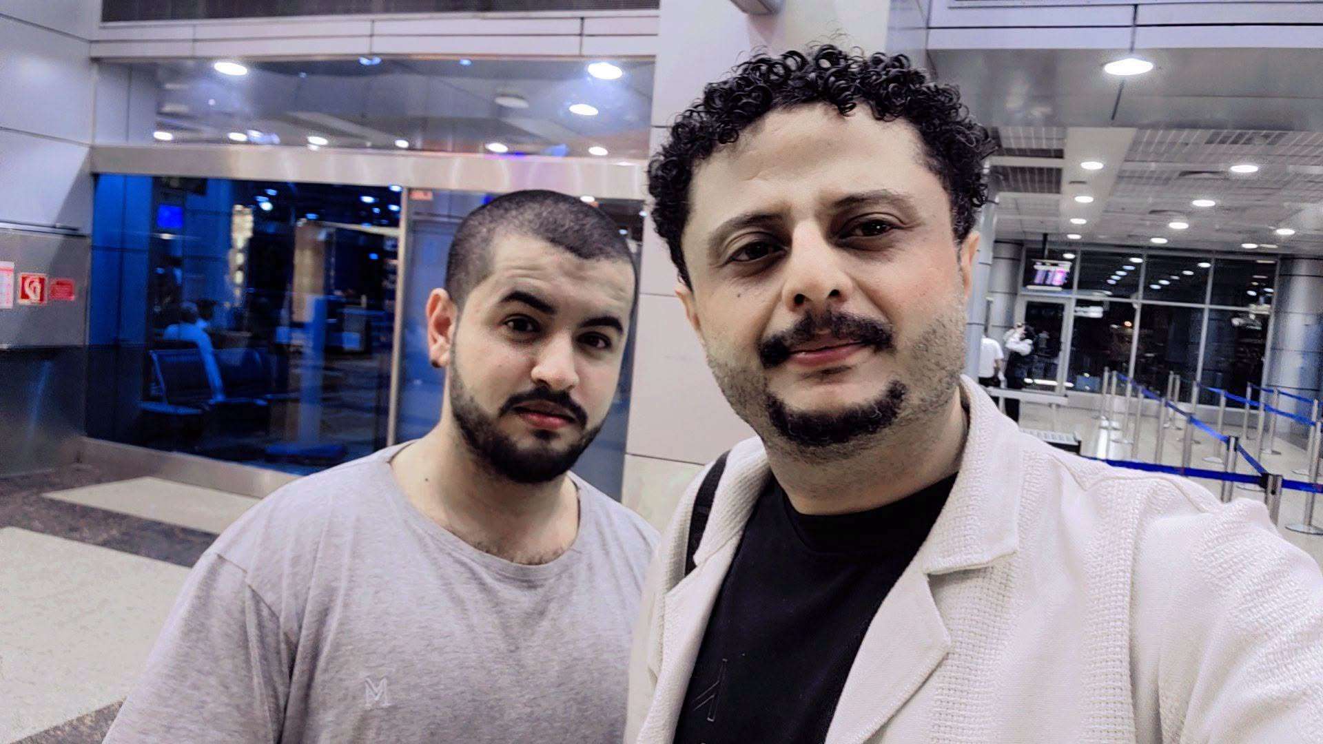 أول ظهور لخالد الزهر عقب الإفراج عنه بعد سنوات من الاحتجاز