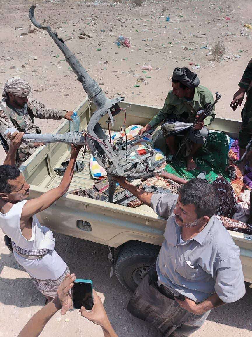 عاجل :إسقاط مسيّرة حوثية في جبهة حريب بمأرب
