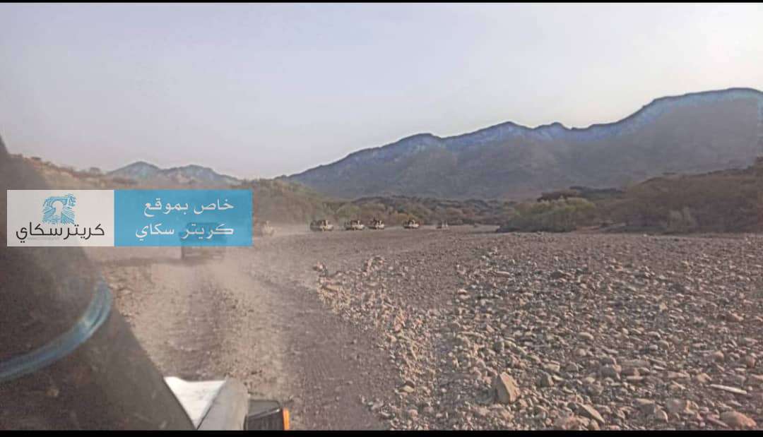 عاجل:موكب عسكري ضخم للصبيحة يتحرك الى الساحل