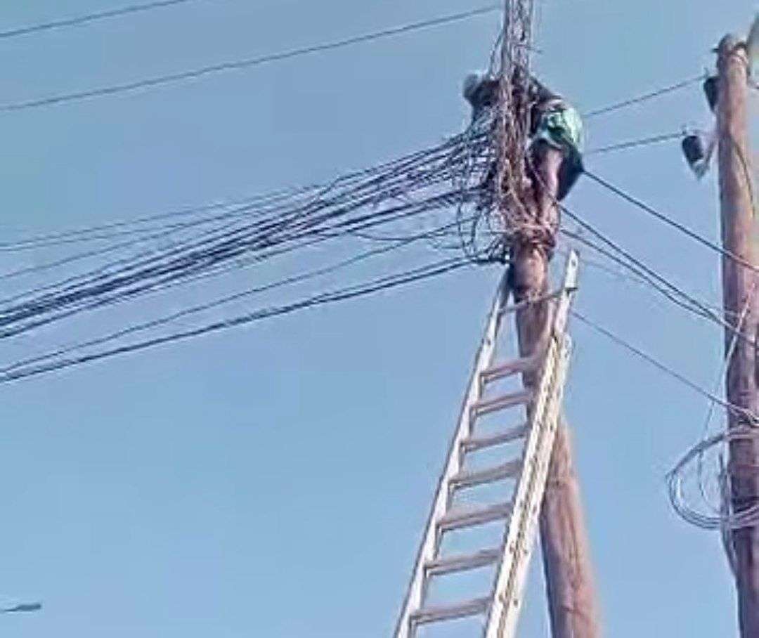 كهرباء أبين تواصل جهودها لتحسين الشبكة في مناطق مختلفة