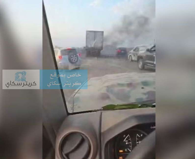مجزرة جديدة.. استهداف حوثي يحرق 15 سيارة مدنية ويوقع ضحايا