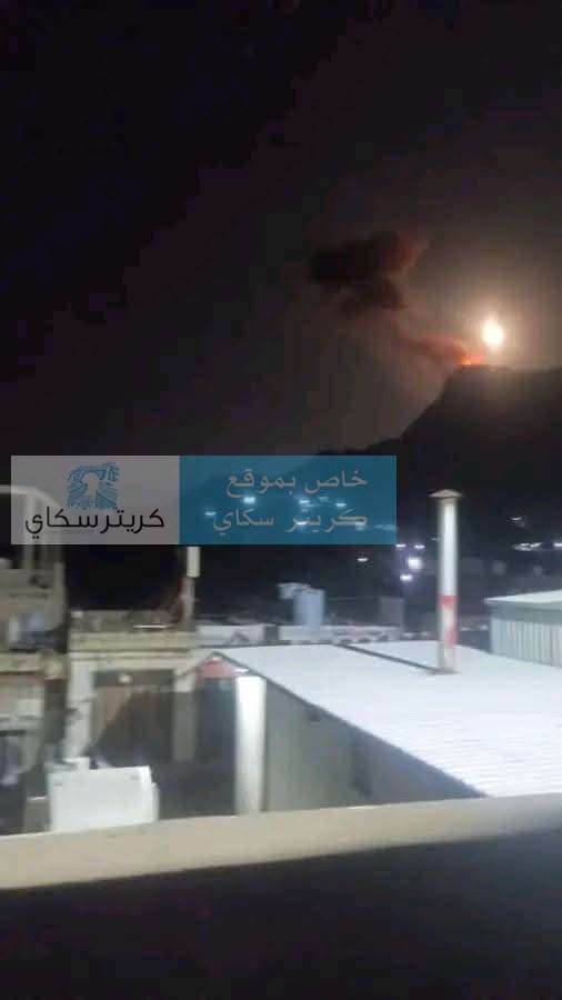 عاجل: غارات جوية تستهدف مواقع الحو ثيين في قرية سنوان بالمعافر