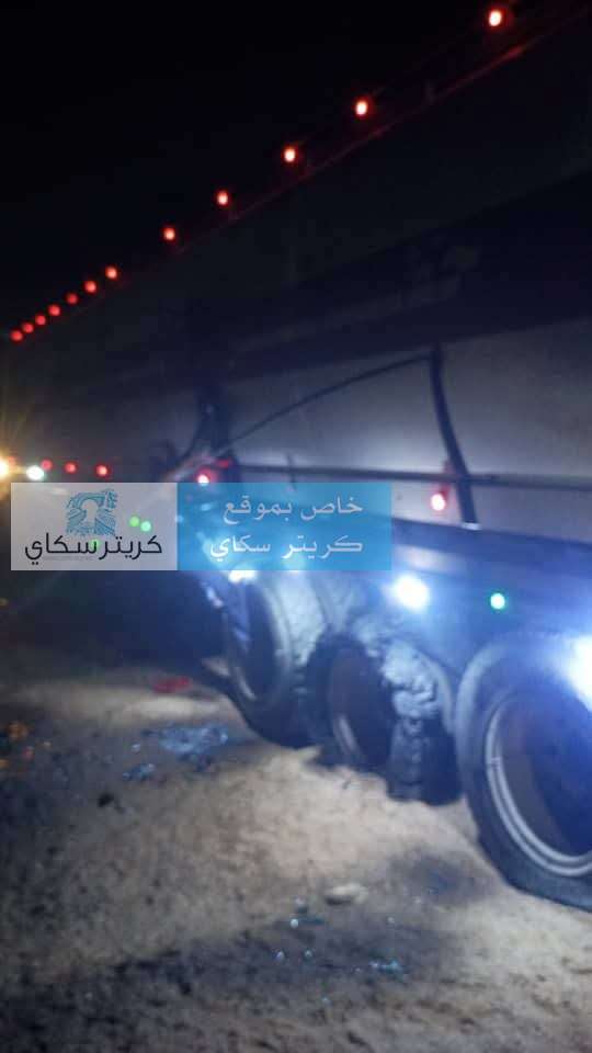 عاجل: مجهولون يطلقون النار على قاطرة ديزل ويتسببون بتسرب الوقود