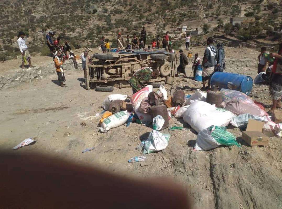 وفاة طفل وإصابة 3 آخرين في حادث انقلاب سيارة بسبب فقدان المكابح