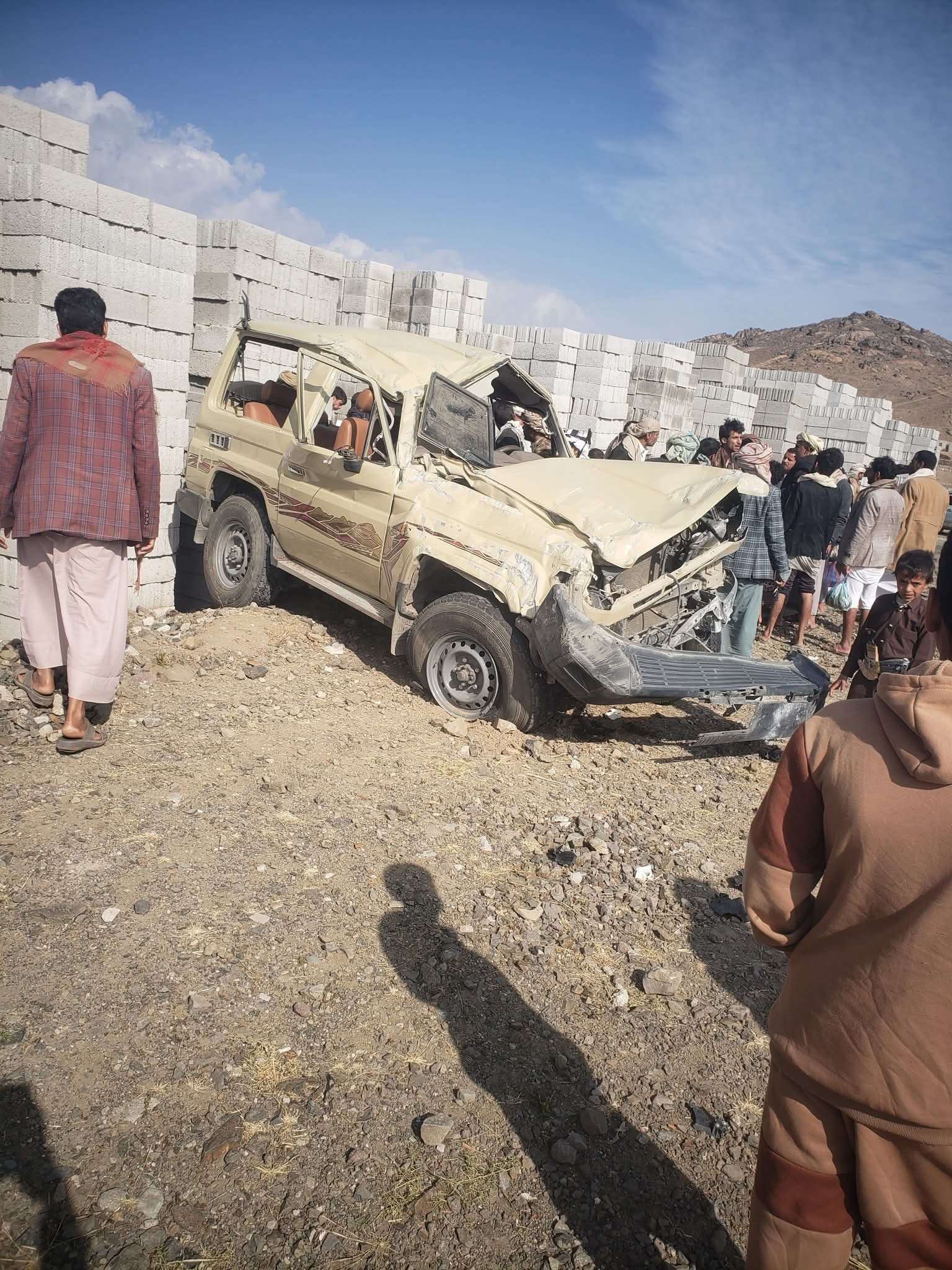 حادث مروع شرق صنعاء